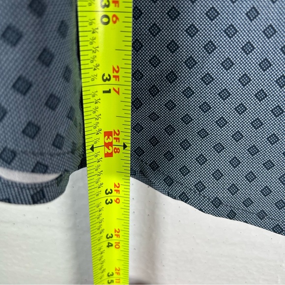 Mizzen &‎ Main Navy Diamond Leeward Dress Men’s No Iron Shirt XXL Trim Fit - Picture 10 of 10